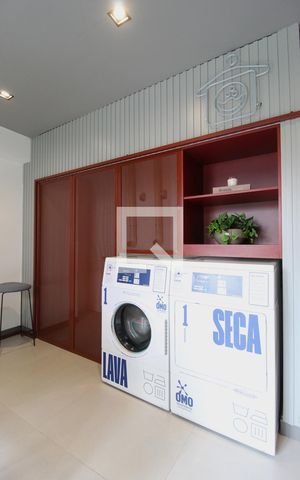 Studio à venda com 26m², 1 quarto e sem vagaLavanderia