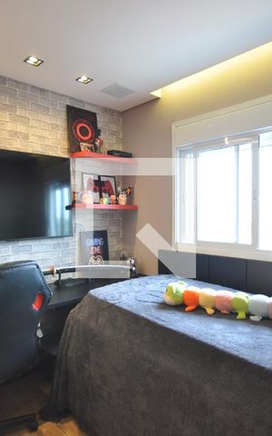 Apartamento à venda com 81m², 3 quartos e 2 vagasQuarto 3