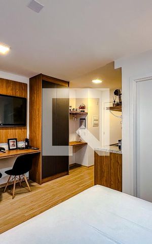 Apartamento à venda com 27m², 1 quarto e sem vagaSala/Quarto
