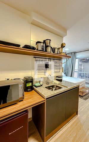 Apartamento à venda com 27m², 1 quarto e sem vagaCozinha