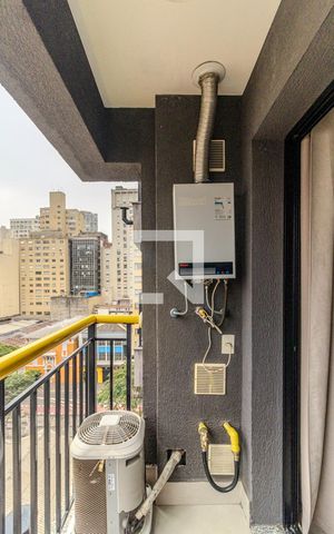 Studio para alugar com 31m², 1 quarto e sem vagaVaranda