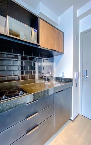 Studio para alugar com 25m², 1 quarto e sem vagaCozinha