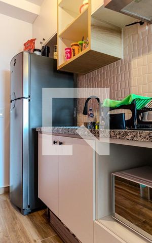 Studio à venda com 33m², 1 quarto e sem vagaCozinha