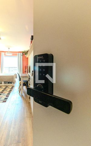 Studio à venda com 33m², 1 quarto e sem vagaFechadura Eletrônica