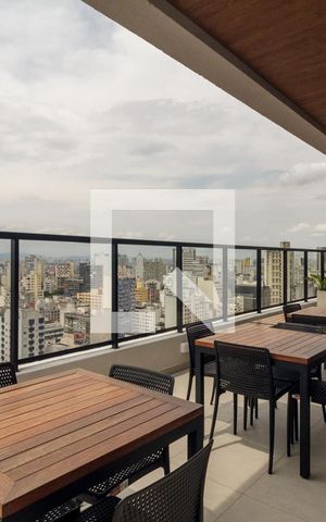 Studio para alugar com 28m², 1 quarto e sem vaga Studio para alugar com 28m², 1 quarto e sem vagaÁrea comum - Churrasqueira