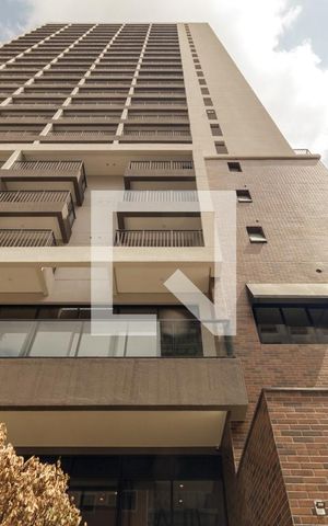 Studio para alugar com 28m², 1 quarto e sem vaga Studio para alugar com 28m², 1 quarto e sem vagaFachada