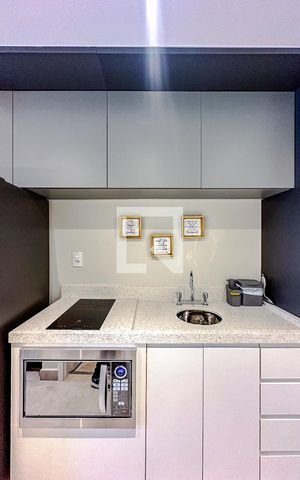 Apartamento para alugar com 26m², 1 quarto e sem vagaCozinha 