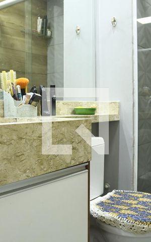 Apartamento para alugar com 61m², 2 quartos e 1 vagaBanheiro