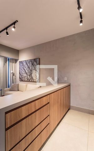 Studio à venda com 40m², 1 quarto e 1 vagaCozinha - Armários