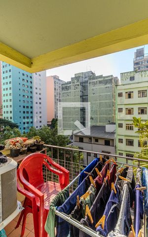 Apartamento para alugar com 45m², 1 quarto e 1 vagaVaranda