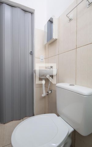 Studio para alugar com 19m², 1 quarto e sem vaga Studio para alugar com 19m², 1 quarto e sem vagaBanheiro