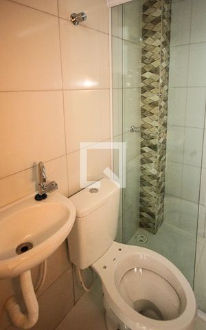 Apartamento para alugar com 36m², 2 quartos e sem vaga Apartamento para alugar com 36m², 2 quartos e sem vagaBanheiro