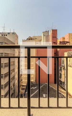 Studio à venda com 25m², 1 quarto e sem vagaVaranda