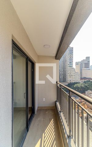Studio à venda com 25m², 1 quarto e sem vagaVaranda