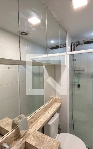 Apartamento para alugar com 34m², 1 quarto e sem vaga Apartamento para alugar com 34m², 1 quarto e sem vagaBanheiro