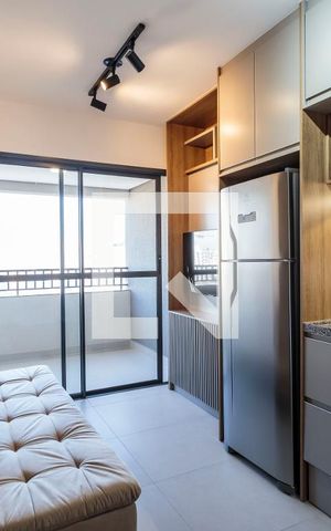 Studio para alugar com 33m², 1 quarto e sem vaga Studio para alugar com 33m², 1 quarto e sem vagaSala