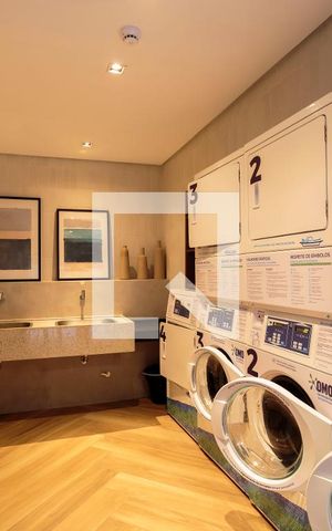 Studio para alugar com 33m², 1 quarto e sem vaga Studio para alugar com 33m², 1 quarto e sem vagaLavanderia