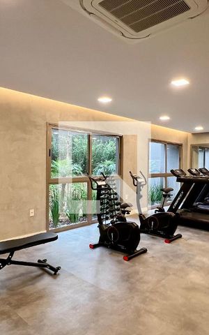 Studio para alugar com 26m², 1 quarto e sem vaga Studio para alugar com 26m², 1 quarto e sem vagaAcademia