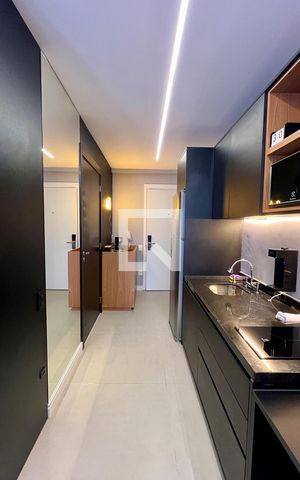 Studio para alugar com 26m², 1 quarto e sem vaga Studio para alugar com 26m², 1 quarto e sem vagaCozinha