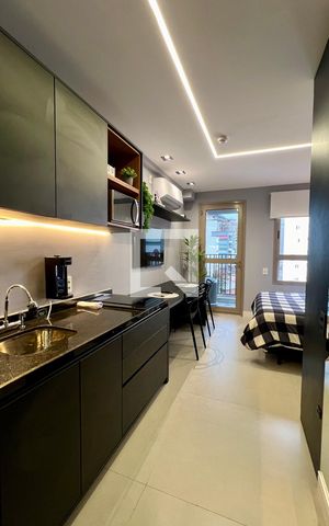 Studio para alugar com 26m², 1 quarto e sem vaga Studio para alugar com 26m², 1 quarto e sem vagaCozinha