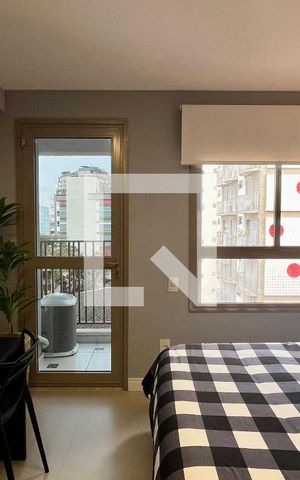 Studio para alugar com 26m², 1 quarto e sem vaga Studio para alugar com 26m², 1 quarto e sem vagaQuarto