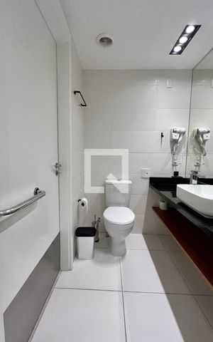 Studio para alugar com 26m², 1 quarto e sem vaga Studio para alugar com 26m², 1 quarto e sem vagaBanheiro