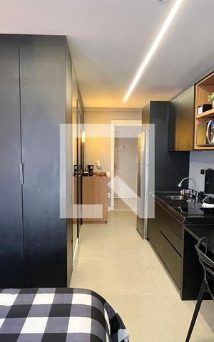 Studio para alugar com 26m², 1 quarto e sem vaga Studio para alugar com 26m², 1 quarto e sem vagaQuarto