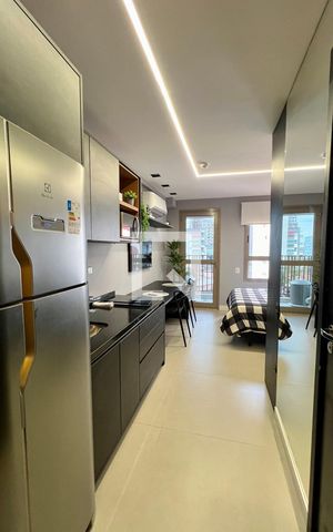 Studio para alugar com 26m², 1 quarto e sem vaga Studio para alugar com 26m², 1 quarto e sem vagaCozinha