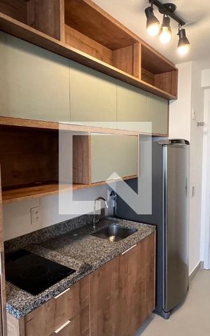 Studio à venda com 26m², 1 quarto e sem vaga Studio à venda com 26m², 1 quarto e sem vagaCozinha
