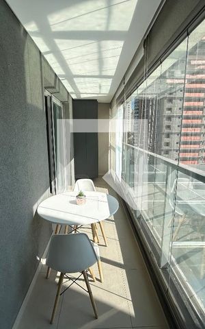 Apartamento à venda com 31m², 1 quarto e sem vaga Apartamento à venda com 31m², 1 quarto e sem vagaVista da Varanda frente