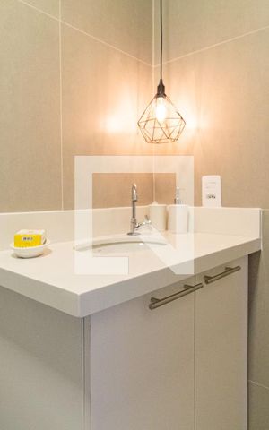 Apartamento à venda com 27m², 1 quarto e sem vagaBanheiro da suíte