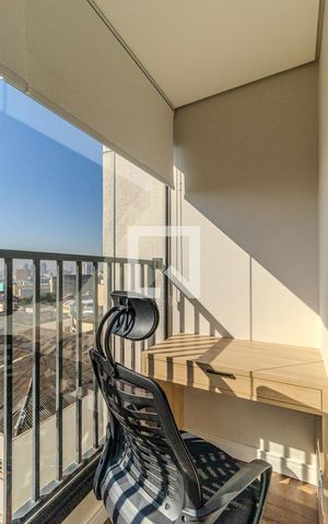 Studio à venda com 30m², 1 quarto e 1 vagaVaranda