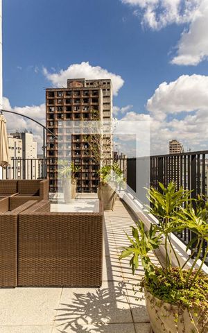 Studio à venda com 30m², 1 quarto e 1 vagaTerraço