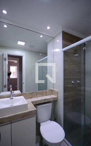 Apartamento para alugar com 40m², 2 quartos e sem vaga Apartamento para alugar com 40m², 2 quartos e sem vagaBanheiro