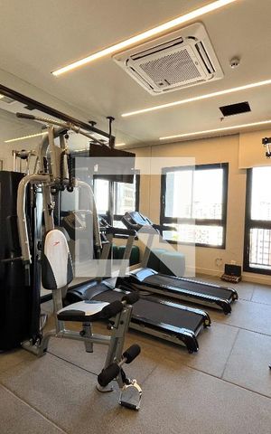 Studio para alugar com 21m², 1 quarto e sem vaga Studio para alugar com 21m², 1 quarto e sem vagaÁrea comum - Academia