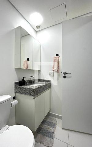 Studio para alugar com 21m², 1 quarto e sem vaga Studio para alugar com 21m², 1 quarto e sem vagaBanheiro