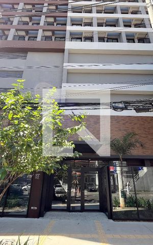 Studio para alugar com 21m², 1 quarto e sem vaga Studio para alugar com 21m², 1 quarto e sem vagaFachada
