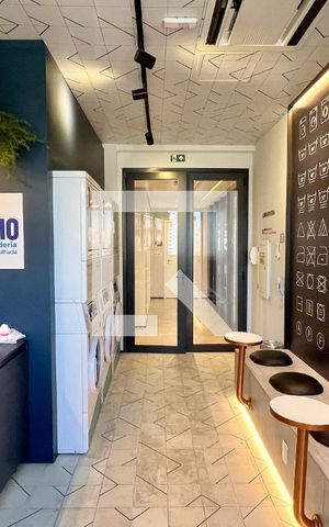 Studio para alugar com 21m², 1 quarto e sem vaga Studio para alugar com 21m², 1 quarto e sem vagaLavanderia
