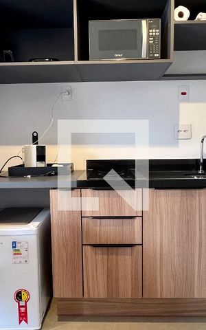 Studio para alugar com 21m², 1 quarto e sem vaga Studio para alugar com 21m², 1 quarto e sem vagaCozinha