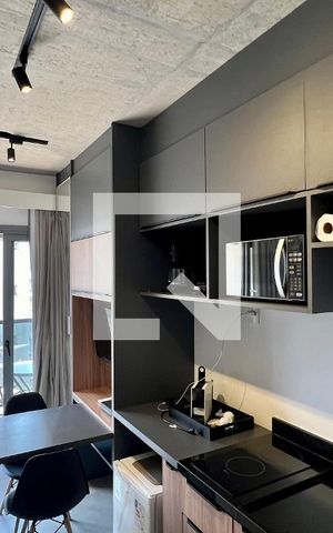 Studio para alugar com 21m², 1 quarto e sem vaga Studio para alugar com 21m², 1 quarto e sem vagaCozinha