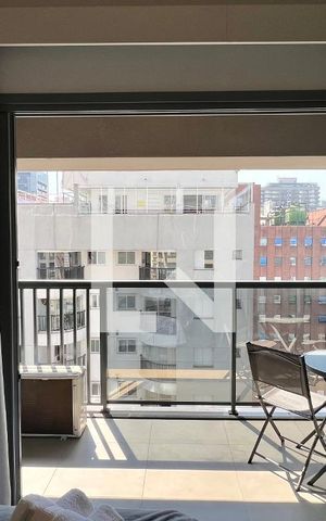 Studio para alugar com 21m², 1 quarto e sem vaga Studio para alugar com 21m², 1 quarto e sem vagaSacada Studio