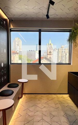 Studio para alugar com 21m², 1 quarto e sem vaga Studio para alugar com 21m², 1 quarto e sem vagaLavanderia
