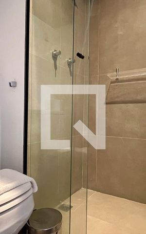 Studio para alugar com 21m², 1 quarto e sem vaga Studio para alugar com 21m², 1 quarto e sem vagaBanheiro