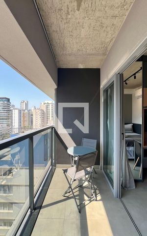 Studio para alugar com 21m², 1 quarto e sem vaga Studio para alugar com 21m², 1 quarto e sem vagaSacada Studio