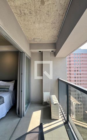 Studio para alugar com 21m², 1 quarto e sem vaga Studio para alugar com 21m², 1 quarto e sem vagaSacada Studio