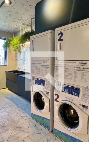 Studio para alugar com 21m², 1 quarto e sem vaga Studio para alugar com 21m², 1 quarto e sem vagaLavanderia