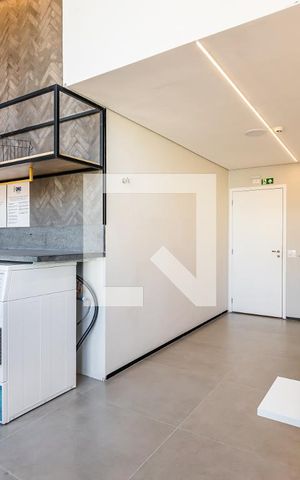 Studio para alugar com 27m², 1 quarto e sem vagaLavanderia