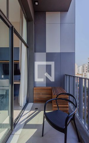 Studio para alugar com 27m², 1 quarto e sem vagaVaranda