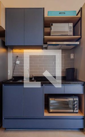 Studio para alugar com 27m², 1 quarto e sem vagaCozinha