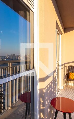 Apartamento para alugar com 30m², 1 quarto e sem vagaVaranda da Sala e Quarto